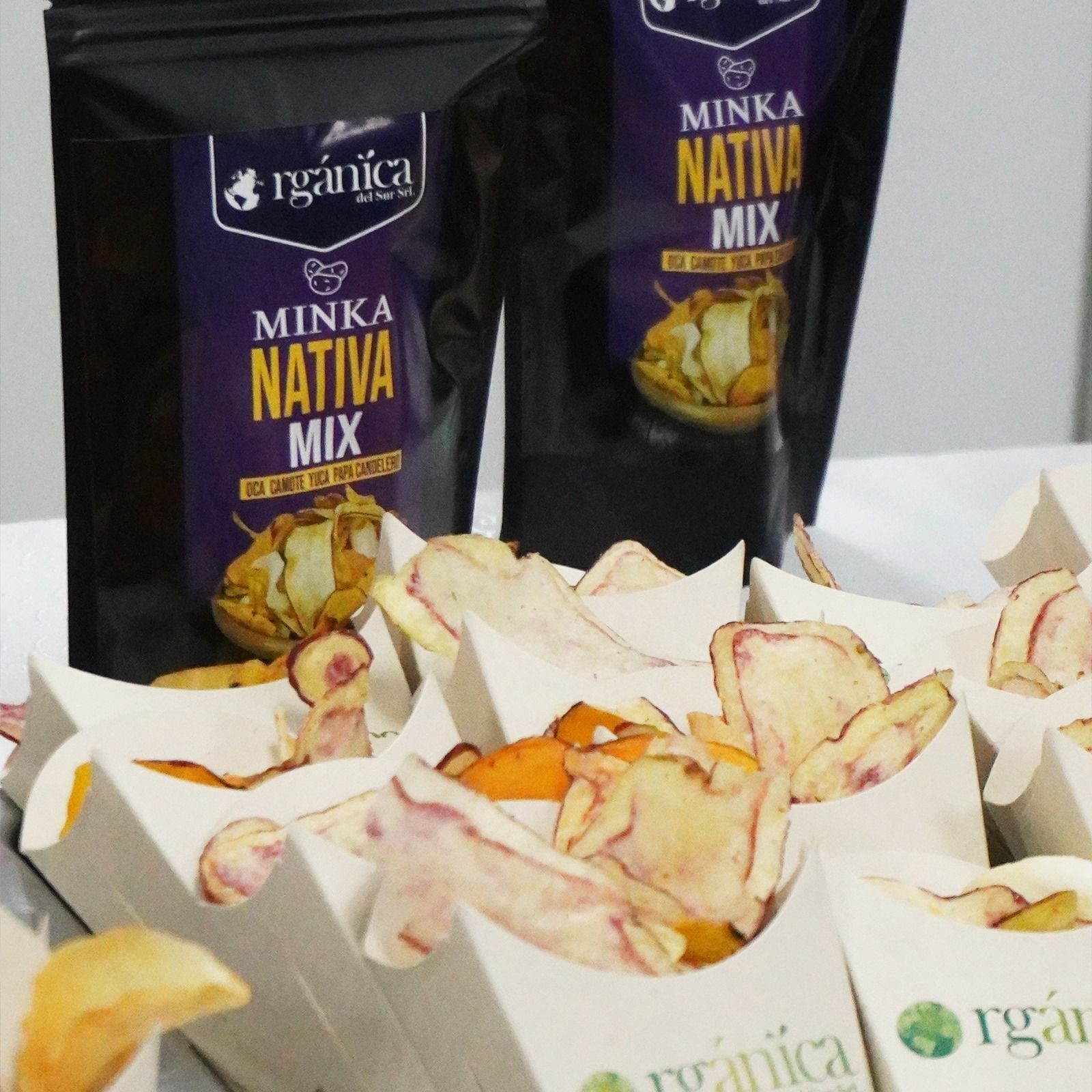 Paquete de Minka Nativa Mix, chips de papas nativas andinas